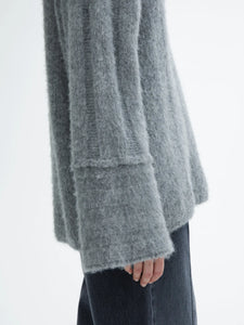 Brushed Alpaca Knit dark Grey-Knit-House of Dagmar-AKAT studio