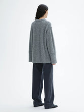 Load image into Gallery viewer, Brushed Alpaca Knit dark Grey-Knit-House of Dagmar-AKAT studio
