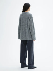 Brushed Alpaca Knit dark Grey-Knit-House of Dagmar-AKAT studio