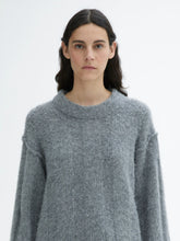 Load image into Gallery viewer, Brushed Alpaca Knit dark Grey-Knit-House of Dagmar-AKAT studio
