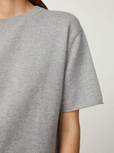 Cila T-Shirt Dove Grey-T-Shirt-Lisa Yang-AKAT studio