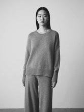 Load image into Gallery viewer, The Mila Cashmere Sweater Dove Grey-Knitwear-Lisa Yang-AKAT studio
