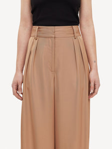 Piscali Trousers Tobacco Brown-Trousers-By Malene Birger-AKAT studio