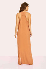 Load image into Gallery viewer, Darlene Cupro Dress Rust-Dresses-Humanoid-AKAT studio
