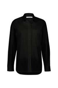 Copy of Hermann Cotton Shirt Black-Shirts-Humanoid-AKAT studio