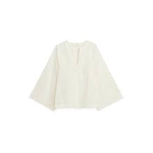 Load image into Gallery viewer, Kamill Organic Cotton Blouse Soft White-Blouses-By Malene Birger-AKAT studio
