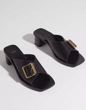 Load image into Gallery viewer, Como Heeled Sandals Black-sandals-ATP atelier-AKAT studio
