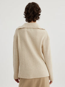 Froia Knit Sweater Ecru-Sweater-Holzweiler-AKAT studio
