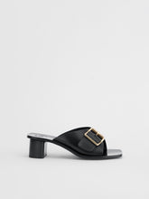Load image into Gallery viewer, Como Heeled Sandals Black-Shoes-ATP atelier-AKAT studio
