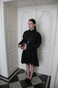 Nala Linen Dress Black-Dress-Nala Label-AKAT studio