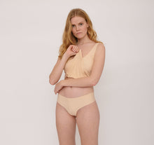 Load image into Gallery viewer, Invisible Cheeky Thong 2-Pack Oak-Thong-organicbasics-AKAT studio
