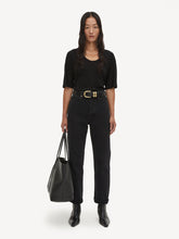 Load image into Gallery viewer, Cevina Tencel Top Black-Knitwear-By Malene Birger-AKAT studio
