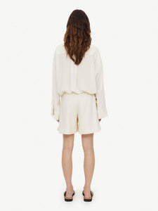 Ifeions Ecovero Shorts Vanilla Cream-Shorts-By Malene Birger-AKAT studio