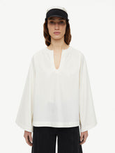Load image into Gallery viewer, Kamill Organic Cotton Blouse Soft White-Blouses-By Malene Birger-AKAT studio
