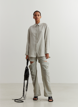 Load image into Gallery viewer, Dais Check Cotton Shirt Lt. Grey-Shirts-Holzweiler-AKAT studio
