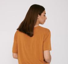 Load image into Gallery viewer, TENCEL™ Lite Tee Ocher-Sleepwear top-organicbasics-AKAT studio
