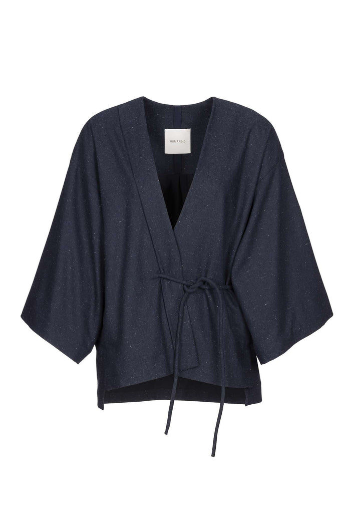 Botan Kimono Blazer Indigo-Blazers-Humanoid-XS-AKAT studio