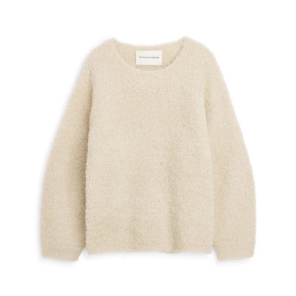 Hilme Wool Sweater Fog COMING SOON-Sweater-By Malene Birger-AKAT studio