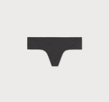 Load image into Gallery viewer, Invisible Cheeky Thong 2-Pack Black-Thongs-Organic Basics-L-AKAT studio
